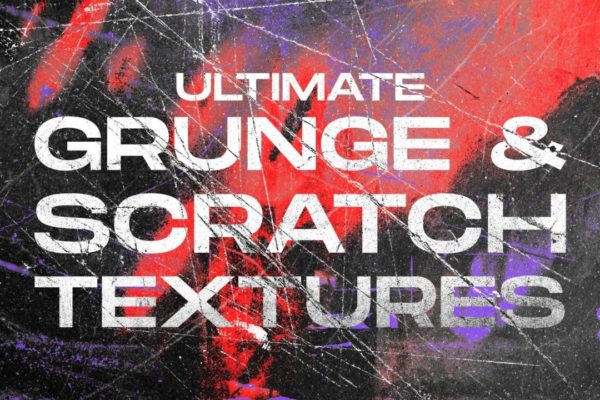 150款做旧垃圾摇滚风格粗糙划痕灰尘杂点肌理纹理背景图片设计素材 Ultimate Grunge & Scratch Textures