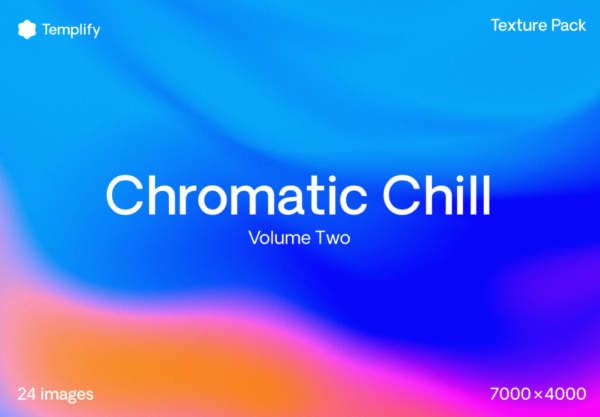 24款7K高清酷炫时尚未来科技渐变颗粒噪点纹理海报背景图片设计素材 Chromatic Chill- Volume Two Texture Background Pack