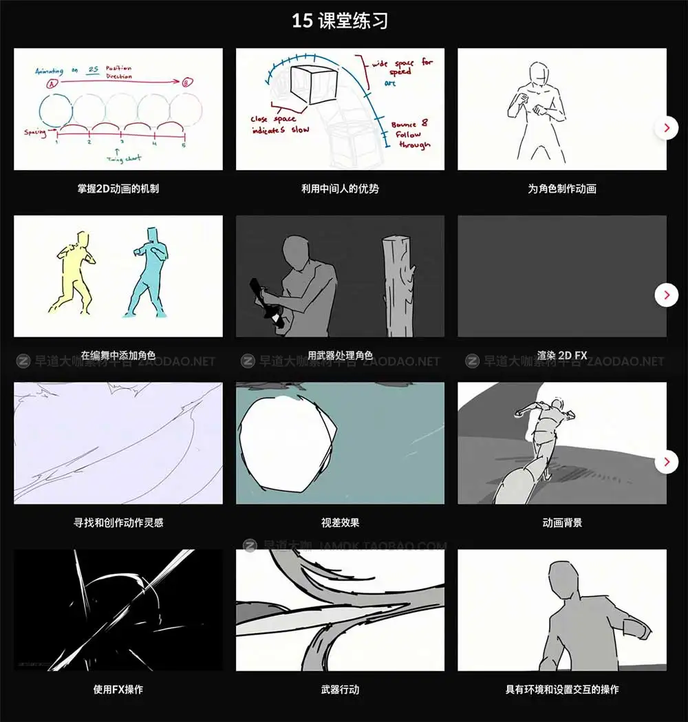 大师课程 创建2D打斗场景动画制作视频教程 Coloso – 2D Action Animation Starter Pack插图2