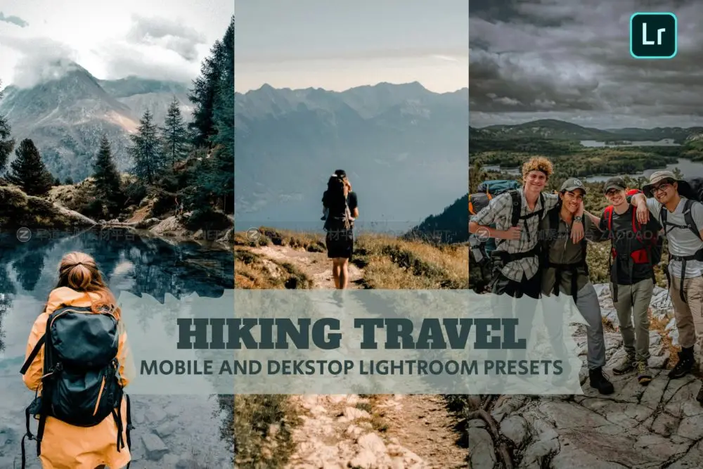 7组徒步旅行博主生活人像摄影照片调色Lightroom预设包 Hiking Travel Lightroom Presets Dekstop and Mobile插图