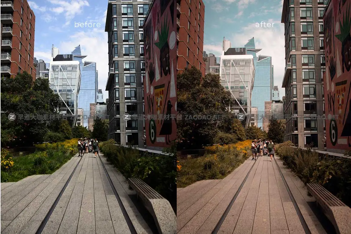欧美风暖色橙色黄色城市街拍摄影照片调色Lightroom预设 支持手机LR LR presets NYC插图8