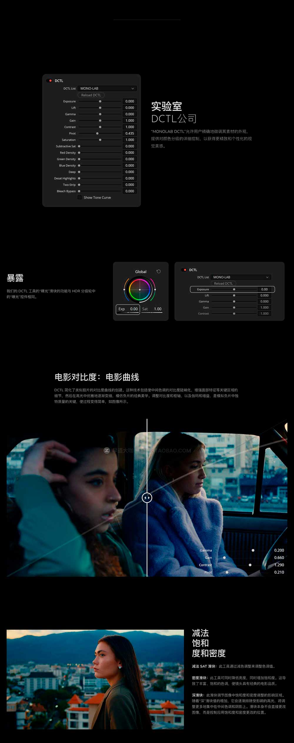 [更新v3版本] 达芬奇插件 柯达富士电影胶片模拟达芬奇调色DCTL节点预设 Mononodes – LOOK / LAB / PRINT DCTLS v3插图2