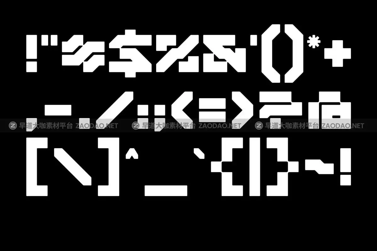 未来科幻机甲赛博朋克风视觉冲击海报标题LOGO设计PSAI英文字体安装包 Yumexha Font插图7