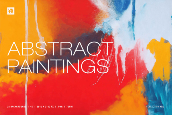 28款4K高清丙烯酸涂料油漆颜料抽象艺术背景装饰画图片设计素材 Abstract Paintings Vol. 1