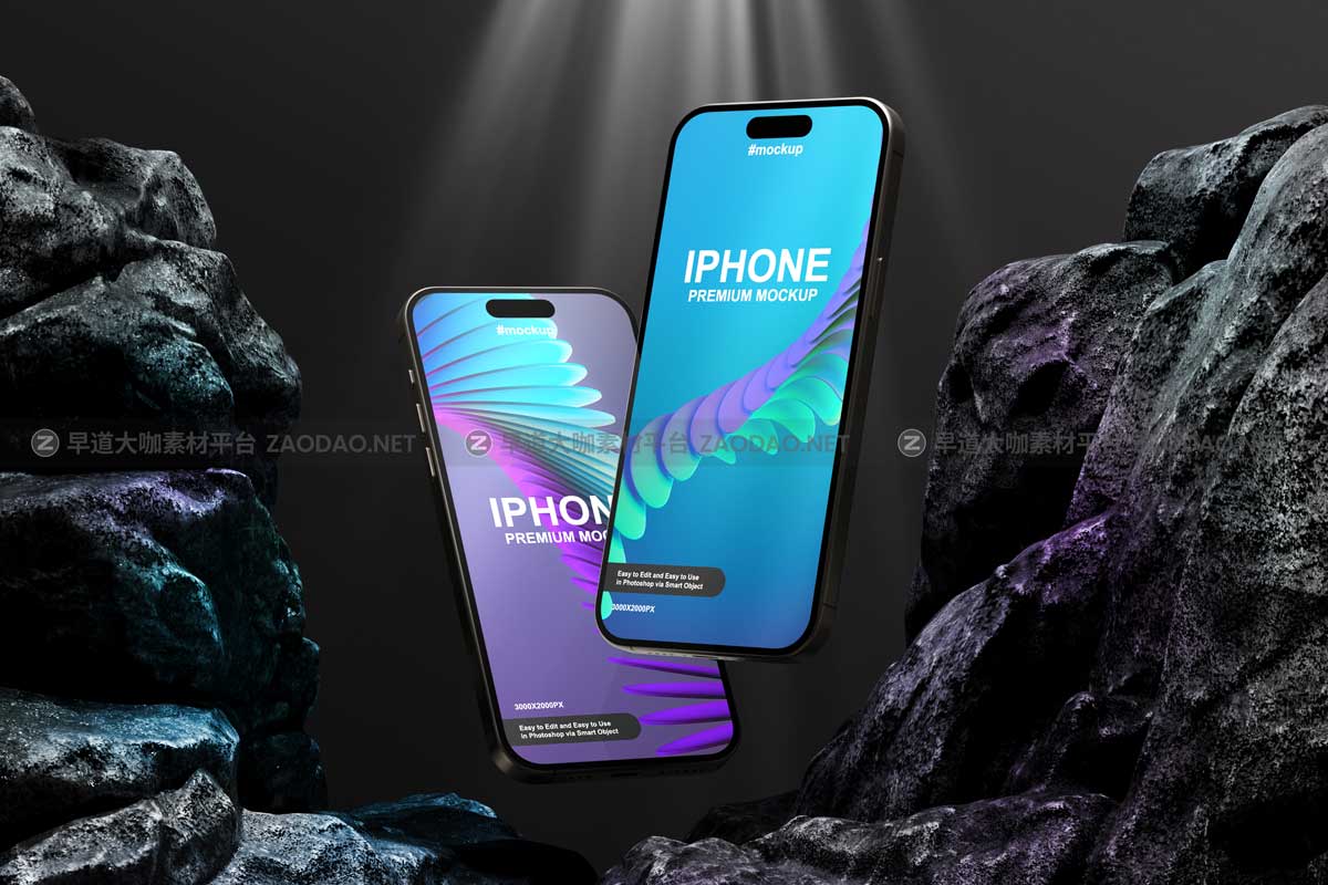 高级岩石背景苹果iPad平板iPhone手机MacBook笔记本电脑样机PSD模板素材 Multi-Device Mockup : Laptop, Phone, Tab插图2 高级岩石背景苹果iPad平板iPhone手机MacBook笔记本电脑样机PSD模板素材 Multi-Device Mockup : Laptop, Phone, Tab插图2