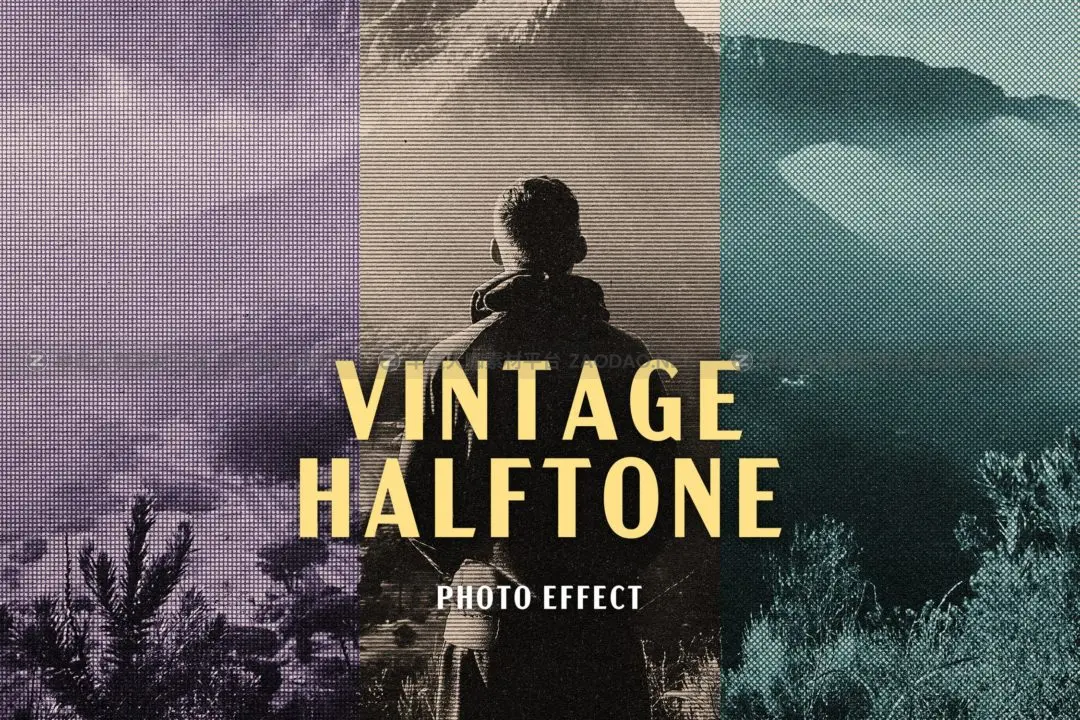 old-vintage-halftone-photo-effect