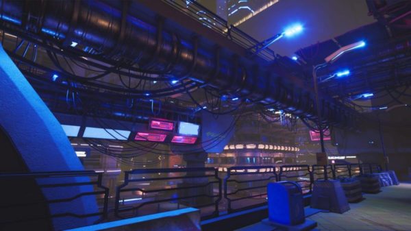 UE素材 未来科幻赛博朋克城市建筑街道3D模型 Unreal Engine Cyberpunk Downtown vol.2