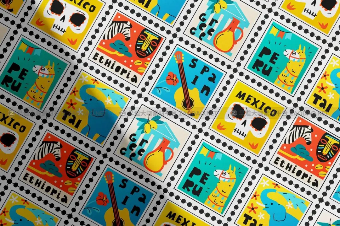 square-stamps-mockup-set