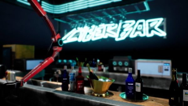 UE素材 未来科幻赛博朋克酒吧内部场景3D模型 Unreal Engine – CyberPunk / Sci-Fi Bar Asset Pack