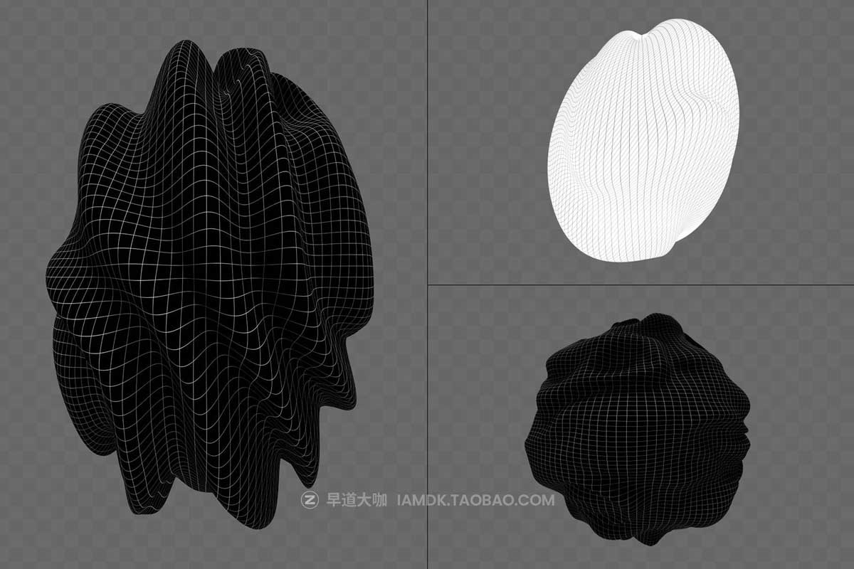 390+款未来科幻赛博朋克5K高清黑白抽象3D几何图形PNG免抠图设计素材 390+ Lines & Dots 3D Shapes插图13 390+款未来科幻赛博朋克5K高清黑白抽象3D几何图形PNG免抠图设计素材 390+ Lines & Dots 3D Shapes插图13