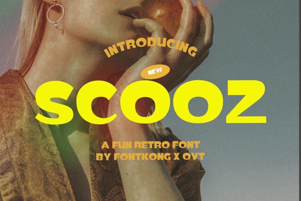 现代复古品牌海报徽标设计无衬线英文字体安装包 Scooz – A Fun Retro Font插图 现代复古品牌海报徽标设计无衬线英文字体安装包 Scooz – A Fun Retro Font插图