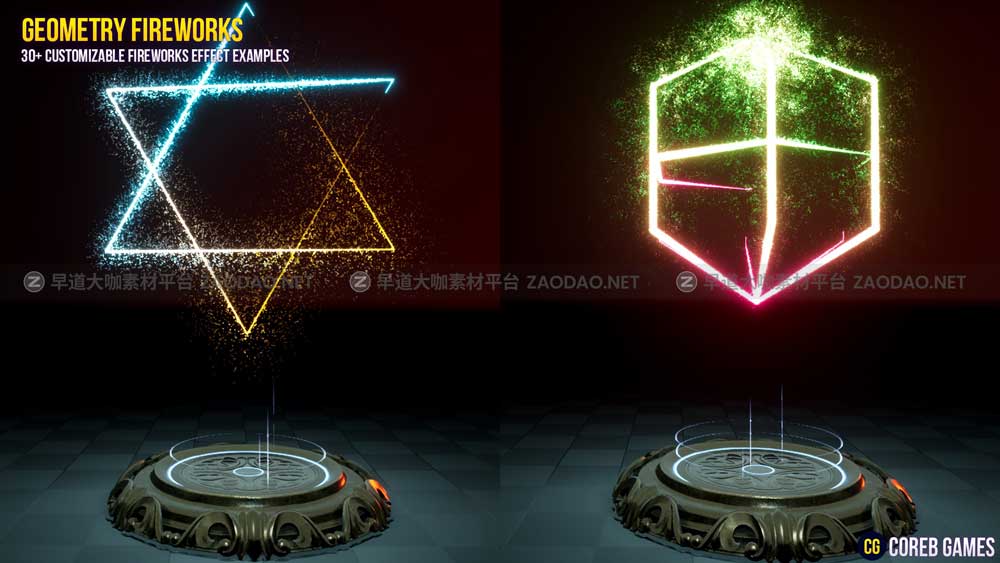 UE素材 火焰能量几何烟花粒子运动模拟视觉特效预设包素材 Geometry Fireworks VFX Pack插图12 UE素材 火焰能量几何烟花粒子运动模拟视觉特效预设包素材 Geometry Fireworks VFX Pack插图12
