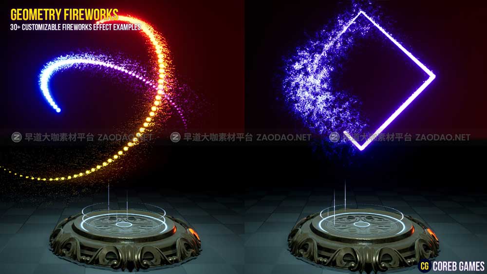 UE素材 火焰能量几何烟花粒子运动模拟视觉特效预设包素材 Geometry Fireworks VFX Pack插图13 UE素材 火焰能量几何烟花粒子运动模拟视觉特效预设包素材 Geometry Fireworks VFX Pack插图13