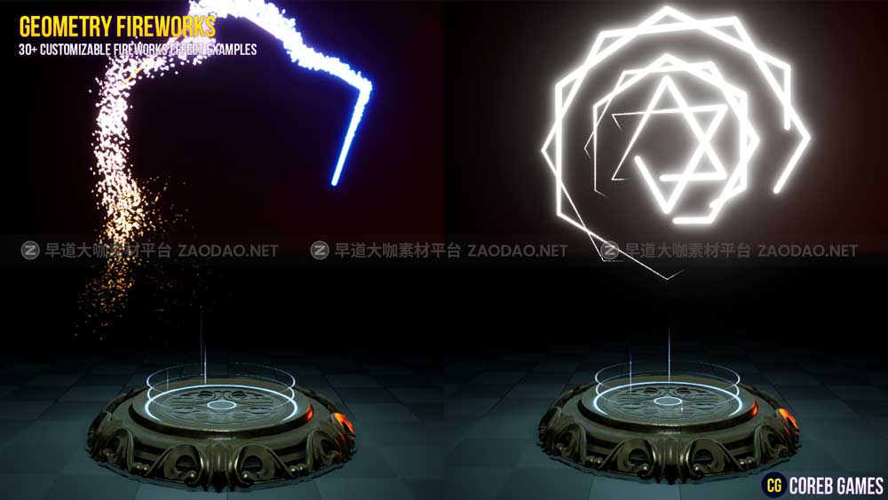UE素材 火焰能量几何烟花粒子运动模拟视觉特效预设包素材 Geometry Fireworks VFX Pack插图14 UE素材 火焰能量几何烟花粒子运动模拟视觉特效预设包素材 Geometry Fireworks VFX Pack插图14