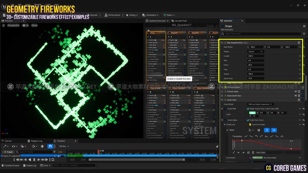 UE素材 火焰能量几何烟花粒子运动模拟视觉特效预设包素材 Geometry Fireworks VFX Pack插图16 UE素材 火焰能量几何烟花粒子运动模拟视觉特效预设包素材 Geometry Fireworks VFX Pack插图16