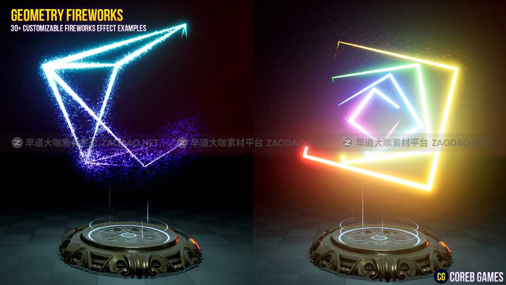 UE素材 火焰能量几何烟花粒子运动模拟视觉特效预设包素材 Geometry Fireworks VFX Pack插图2 UE素材 火焰能量几何烟花粒子运动模拟视觉特效预设包素材 Geometry Fireworks VFX Pack插图2