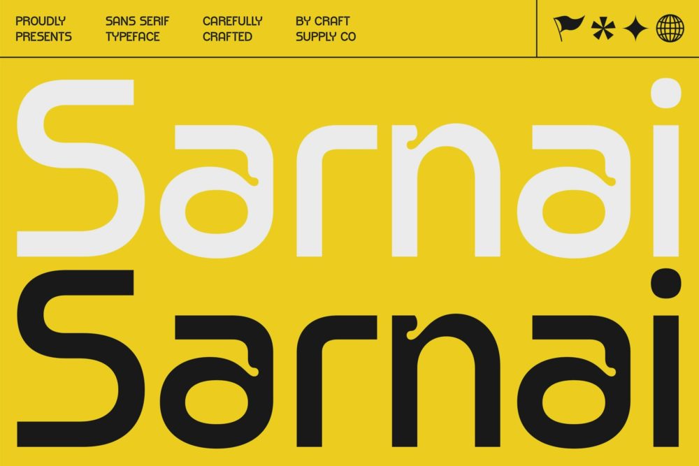 现代优雅品牌网页印刷材料海报设计无衬线英文字体安装包 Sarnai – Sans Serif Font插图 现代优雅品牌网页印刷材料海报设计无衬线英文字体安装包 Sarnai – Sans Serif Font插图