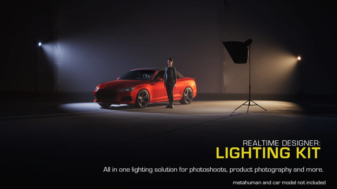 逼真3d模型投影环境背景照明灯光ue工具插件工程素材 RD – Lighting Kit插图 逼真3d模型投影环境背景照明灯光ue工具插件工程素材 RD – Lighting Kit插图