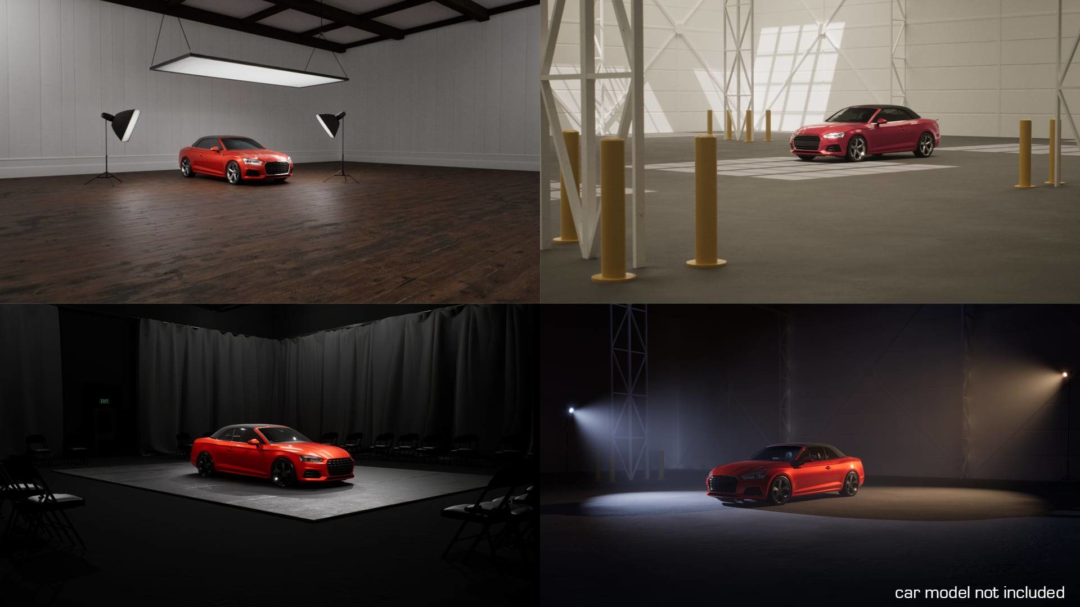 逼真3d模型投影环境背景照明灯光ue工具插件工程素材 RD – Lighting Kit插图6 逼真3d模型投影环境背景照明灯光ue工具插件工程素材 RD – Lighting Kit插图6