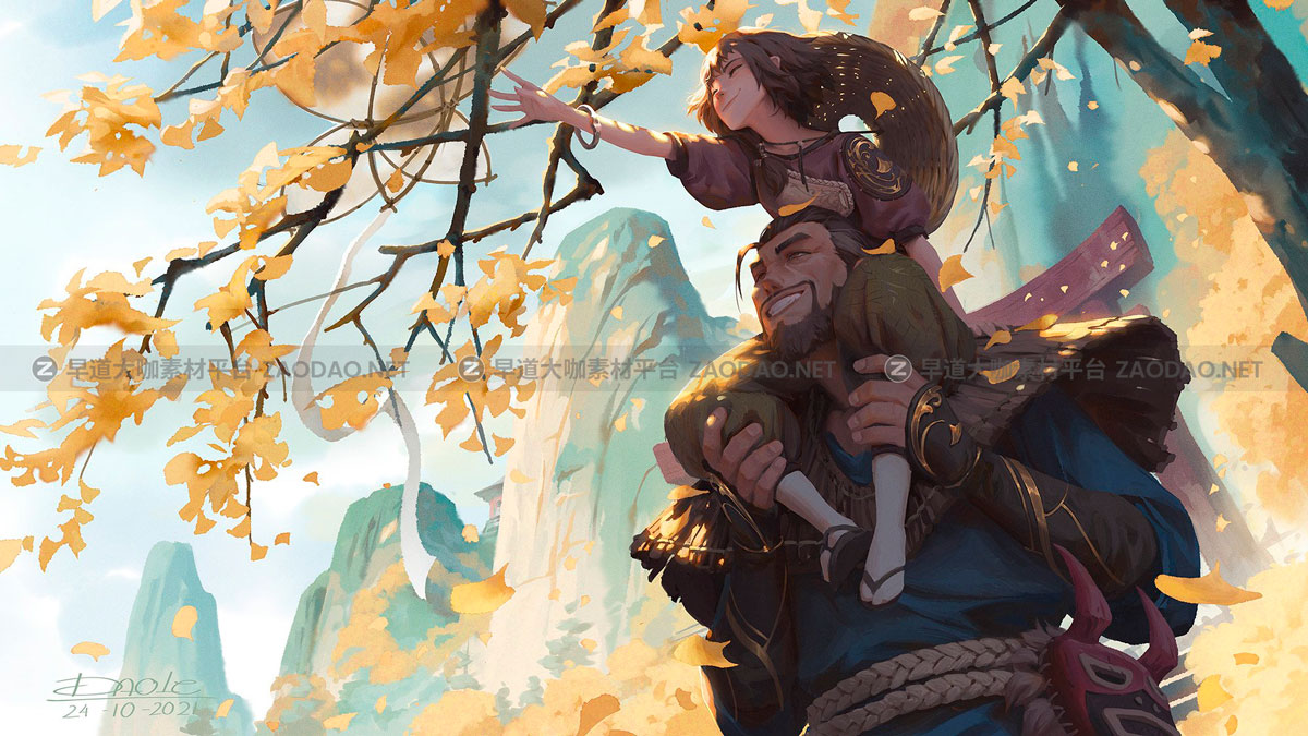真实动漫漫画数字绘画水彩树叶云朵画笔Procreate & Photoshop笔刷素材 daole’s Brush Set 3 for Procreate & Photoshop插图8 真实动漫漫画数字绘画水彩树叶云朵画笔Procreate & Photoshop笔刷素材 daole’s Brush Set 3 for Procreate & Photoshop插图8