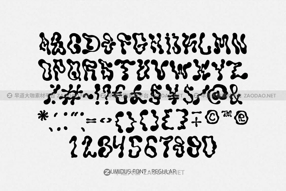 未来科幻迷幻波浪液体流体扭曲酸性PSAI英文字体安装包 softulka – Umidus Font – Trippy Liquid Font插图3 未来科幻迷幻波浪液体流体扭曲酸性PSAI英文字体安装包 softulka – Umidus Font – Trippy Liquid Font插图3
