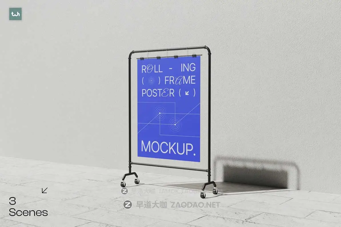 14款时尚促销招贴广告片展会视觉海报海报设计展示效果图PS贴图样机模板 Twhcollective – Poster Mockup Collection Vol.1插图4 14款时尚促销招贴广告片展会视觉海报海报设计展示效果图PS贴图样机模板 Twhcollective – Poster Mockup Collection Vol.1插图4