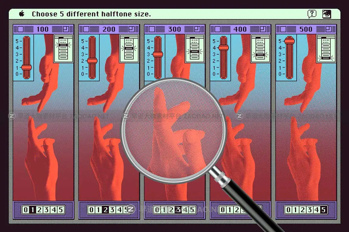 潮流复古做旧美式彩色半调噪点肌理纹理人物照片海报效果PS动作样机 Artistic Halftone PSD file & Actions插图3 潮流复古做旧美式彩色半调噪点肌理纹理人物照片海报效果PS动作样机 Artistic Halftone PSD file & Actions插图3