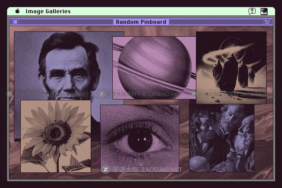 潮流复古做旧美式彩色半调噪点肌理纹理人物照片海报效果PS动作样机 Artistic Halftone PSD file & Actions插图7 潮流复古做旧美式彩色半调噪点肌理纹理人物照片海报效果PS动作样机 Artistic Halftone PSD file & Actions插图7