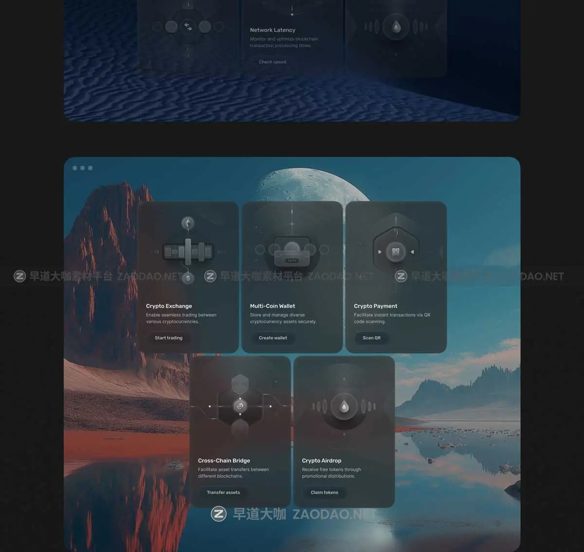 顶级金融科技加密货币区块链网站&软件UI界面套件设计Figma/React/HTML素材包 Bento Cards: Crypto插图20 顶级金融科技加密货币区块链网站&软件UI界面套件设计Figma/React/HTML素材包 Bento Cards: Crypto插图20