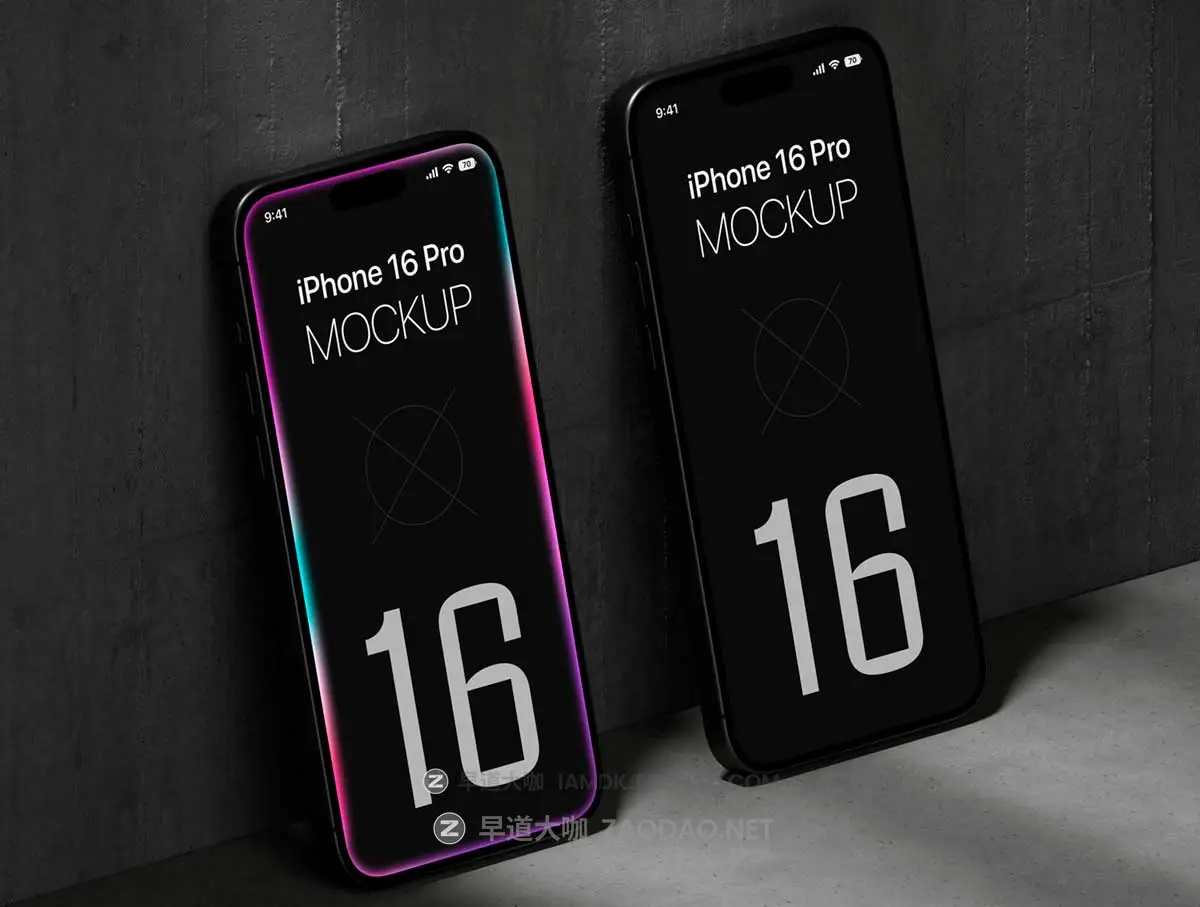 20款工业风APP UI界面设计苹果iPhone 16 Pro屏幕演示效果图PS贴图样机模板 20 iPhone 16 Pro Mockups Vol.01插图7 20款工业风APP UI界面设计苹果iPhone 16 Pro屏幕演示效果图PS贴图样机模板 20 iPhone 16 Pro Mockups Vol.01插图7