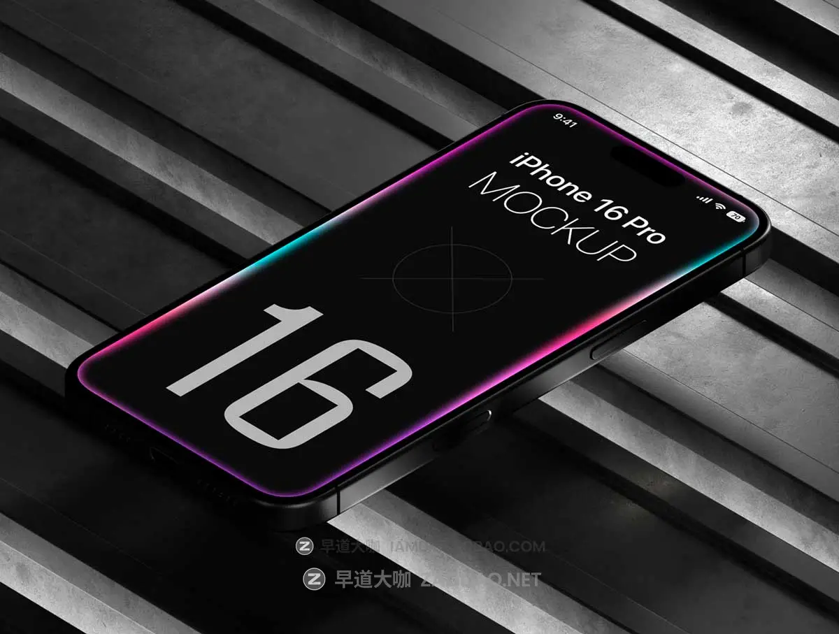 20款工业风APP UI界面设计苹果iPhone 16 Pro屏幕演示效果图PS贴图样机模板 20 iPhone 16 Pro Mockups Vol.01插图5 20款工业风APP UI界面设计苹果iPhone 16 Pro屏幕演示效果图PS贴图样机模板 20 iPhone 16 Pro Mockups Vol.01插图5