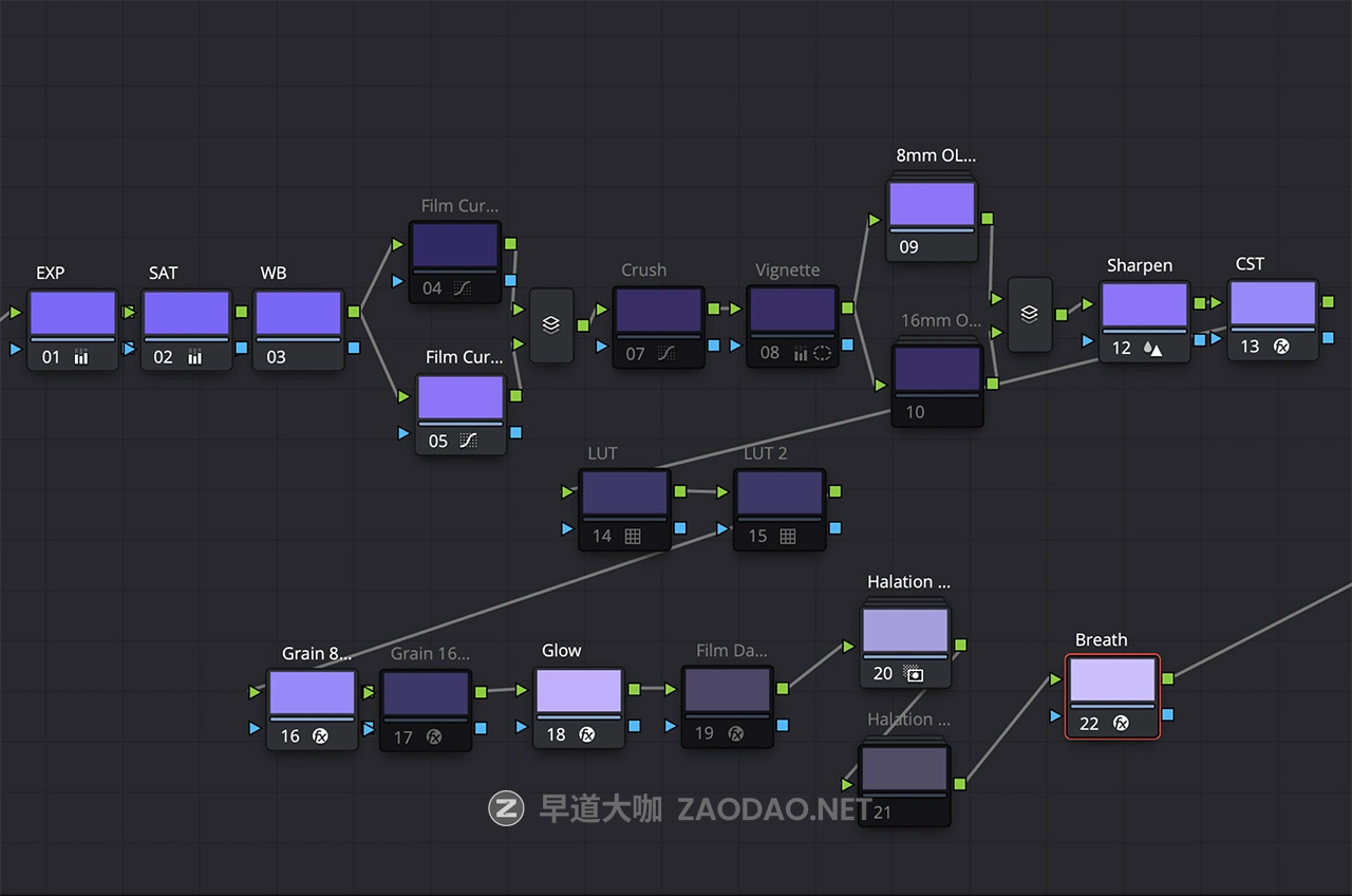 Oliver Keys 复古逼真电影外观胶片模拟达芬奇调色节点Powergrade + LUT预设素材套装 KeyChrome V2 Motion Picture Film Powergrade插图9 Oliver Keys 复古逼真电影外观胶片模拟达芬奇调色节点Powergrade + LUT预设素材套装 KeyChrome V2 Motion Picture Film Powergrade插图9