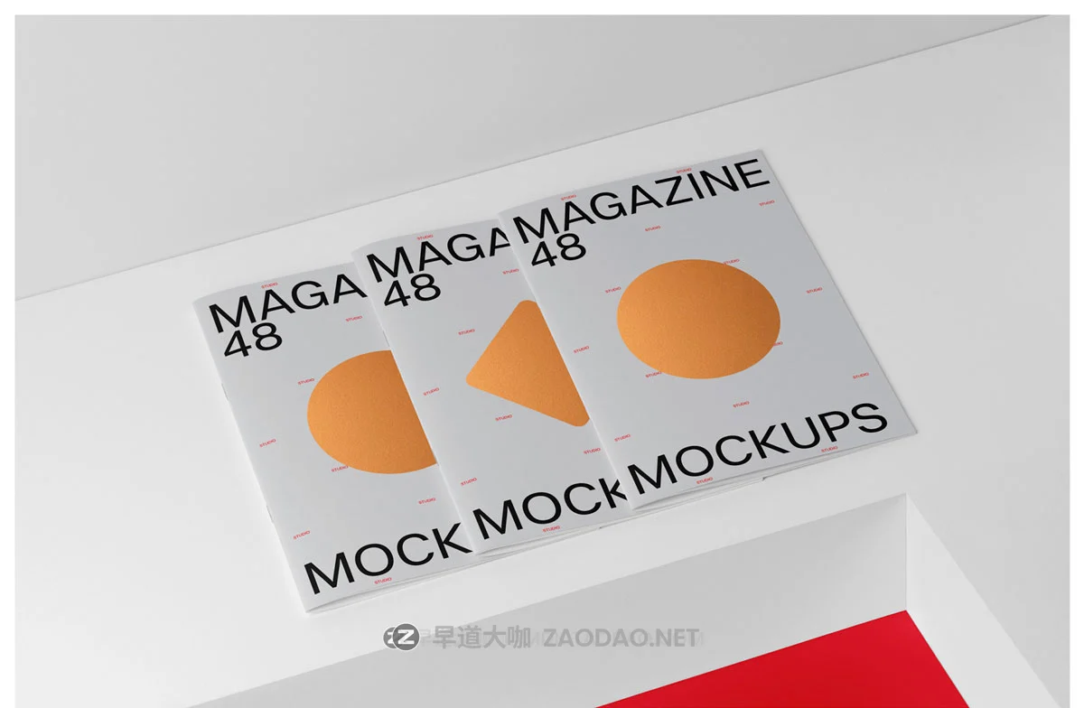 48款高级精装书籍画册杂志封面内页设计展示效果图PS贴图样机模板素材 Studio Magazine Mockups插图8 48款高级精装书籍画册杂志封面内页设计展示效果图PS贴图样机模板素材 Studio Magazine Mockups插图8