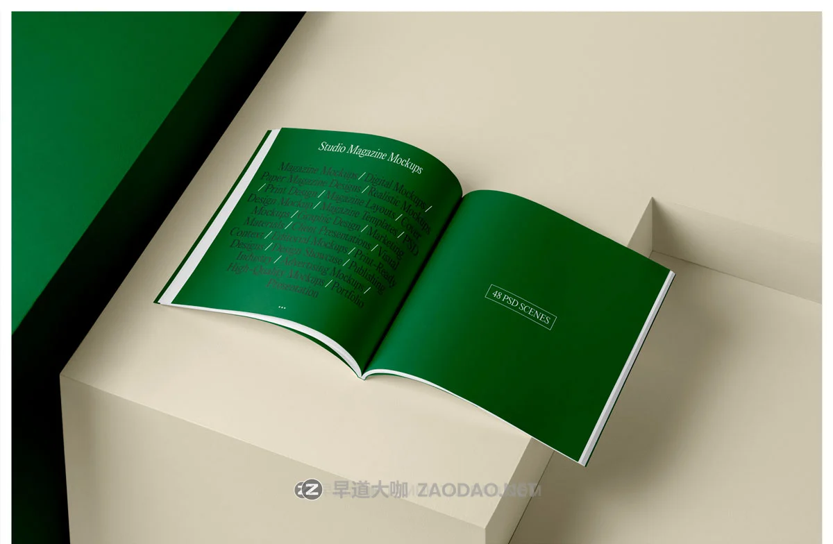 48款高级精装书籍画册杂志封面内页设计展示效果图PS贴图样机模板素材 Studio Magazine Mockups插图16 48款高级精装书籍画册杂志封面内页设计展示效果图PS贴图样机模板素材 Studio Magazine Mockups插图16