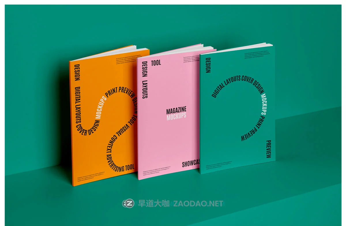 48款高级精装书籍画册杂志封面内页设计展示效果图PS贴图样机模板素材 Studio Magazine Mockups插图22 48款高级精装书籍画册杂志封面内页设计展示效果图PS贴图样机模板素材 Studio Magazine Mockups插图22