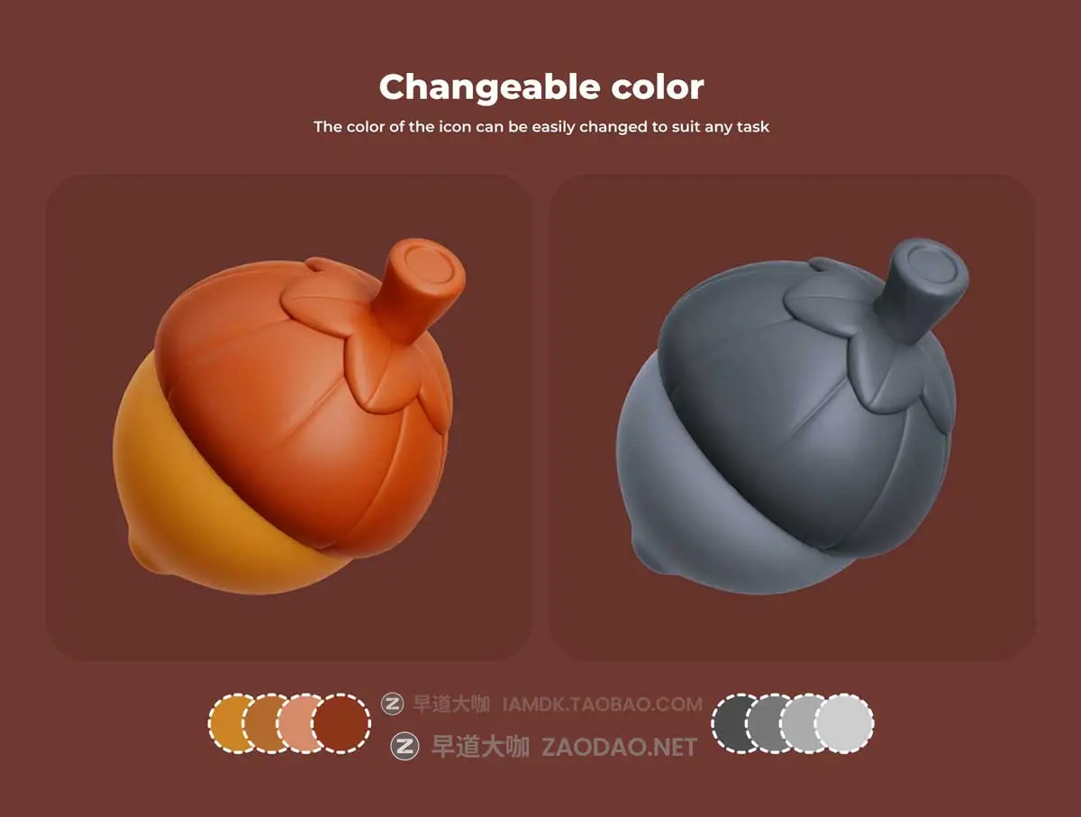 36款优质秋季松鼠松果坚果农作物3D图标Icons设计Blender/PNG/OBJ格式素材 Autumn 3D Illustration Pack插图3 36款优质秋季松鼠松果坚果农作物3D图标Icons设计Blender/PNG/OBJ格式素材 Autumn 3D Illustration Pack插图3