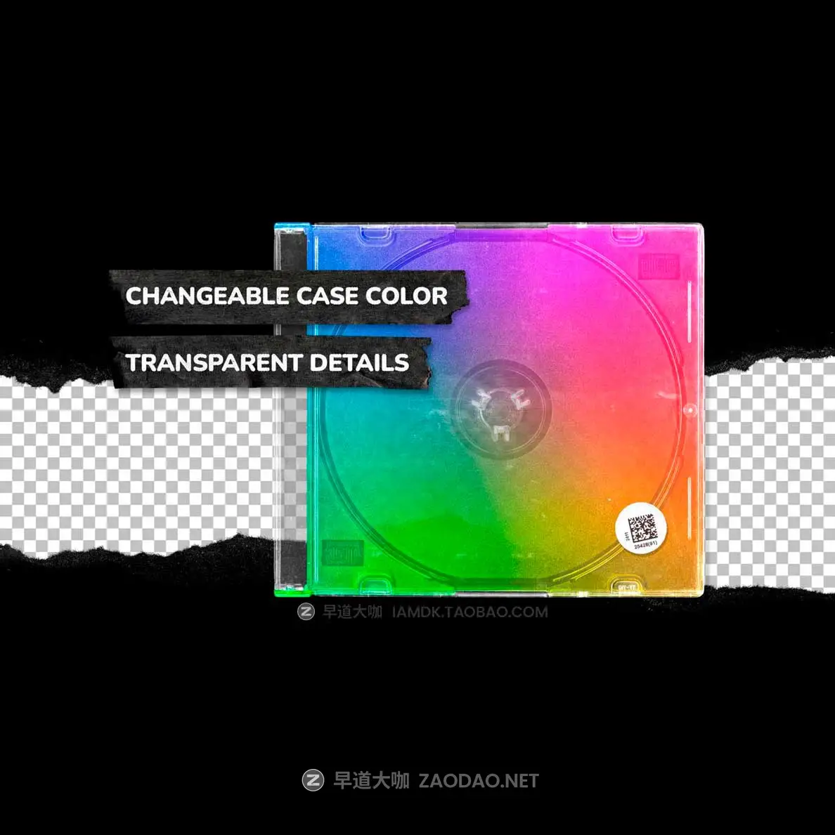 潮流摇滚风格CD光盘包装盒海报设计塑料袋纹理贴纸PS素材包 CD MAKER – CD Case Mockups插图1 潮流摇滚风格CD光盘包装盒海报设计塑料袋纹理贴纸PS素材包 CD MAKER – CD Case Mockups插图1