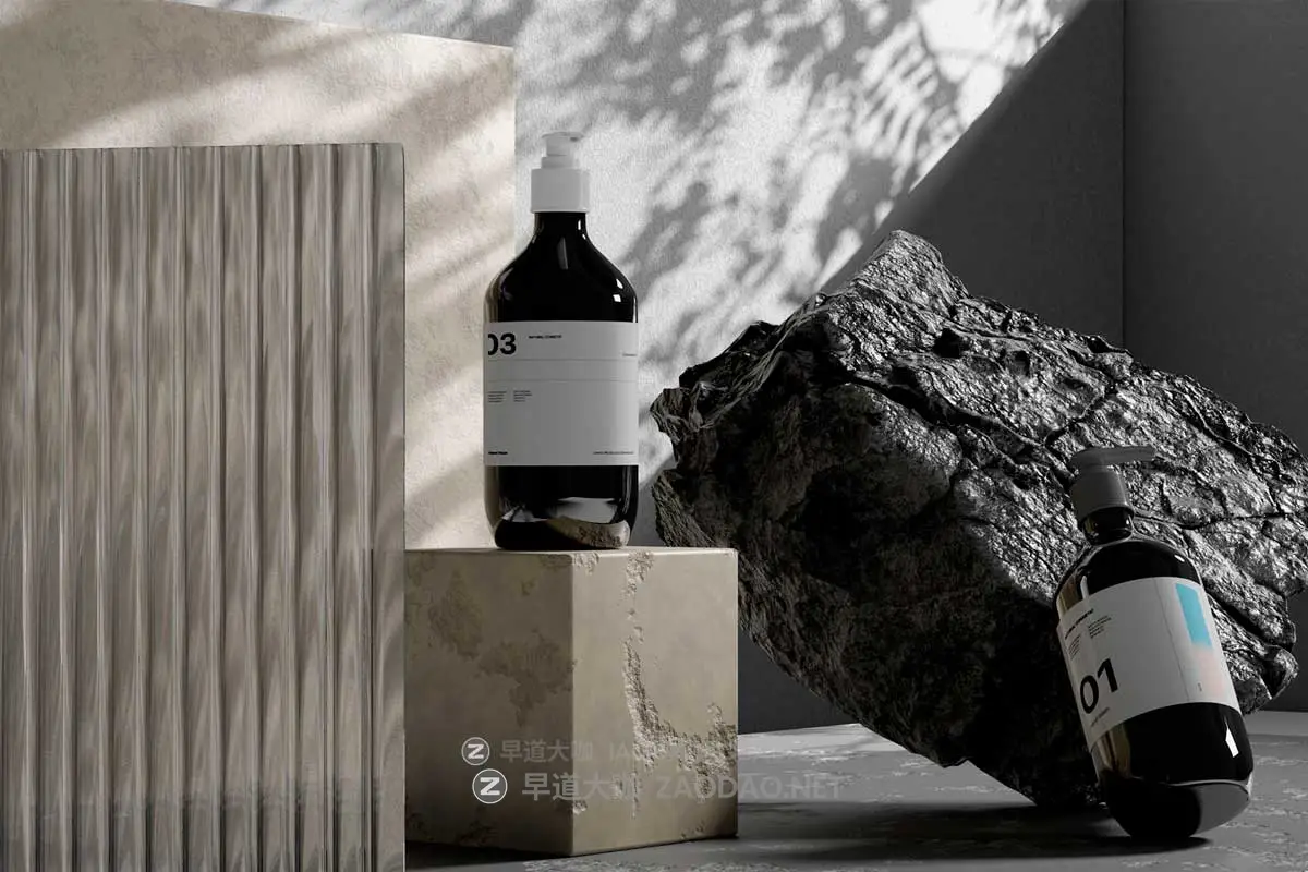 8款高级工业风化妆护肤品按压泵瓶滴管瓶设计展示效果图PS贴图样机模板 East Graphics – Cosmetic Bottle Mockup Vol 1插图8 8款高级工业风化妆护肤品按压泵瓶滴管瓶设计展示效果图PS贴图样机模板 East Graphics – Cosmetic Bottle Mockup Vol 1插图8