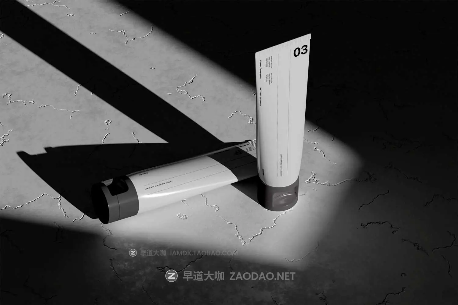 10款工业风化妆护肤品软管面霜包装罐设计展示效果图PS贴图样机模板素材 East Graphics – Cosmetic Tube Packaging Mockup Vol 1插图7 10款工业风化妆护肤品软管面霜包装罐设计展示效果图PS贴图样机模板素材 East Graphics – Cosmetic Tube Packaging Mockup Vol 1插图7