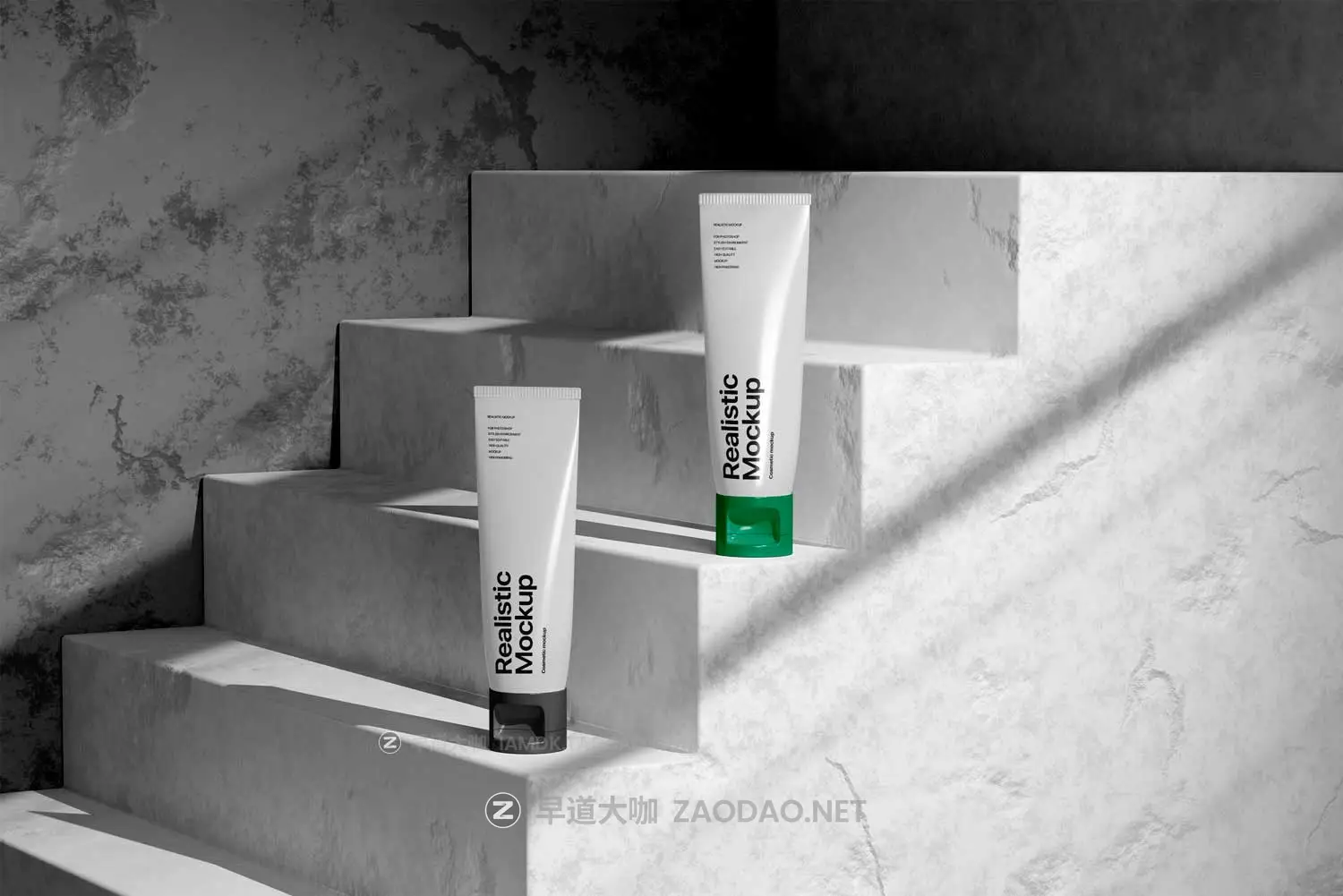 10款工业风化妆护肤品软管面霜包装罐设计展示效果图PS贴图样机模板素材 East Graphics – Cosmetic Tube Packaging Mockup Vol 1插图6 10款工业风化妆护肤品软管面霜包装罐设计展示效果图PS贴图样机模板素材 East Graphics – Cosmetic Tube Packaging Mockup Vol 1插图6