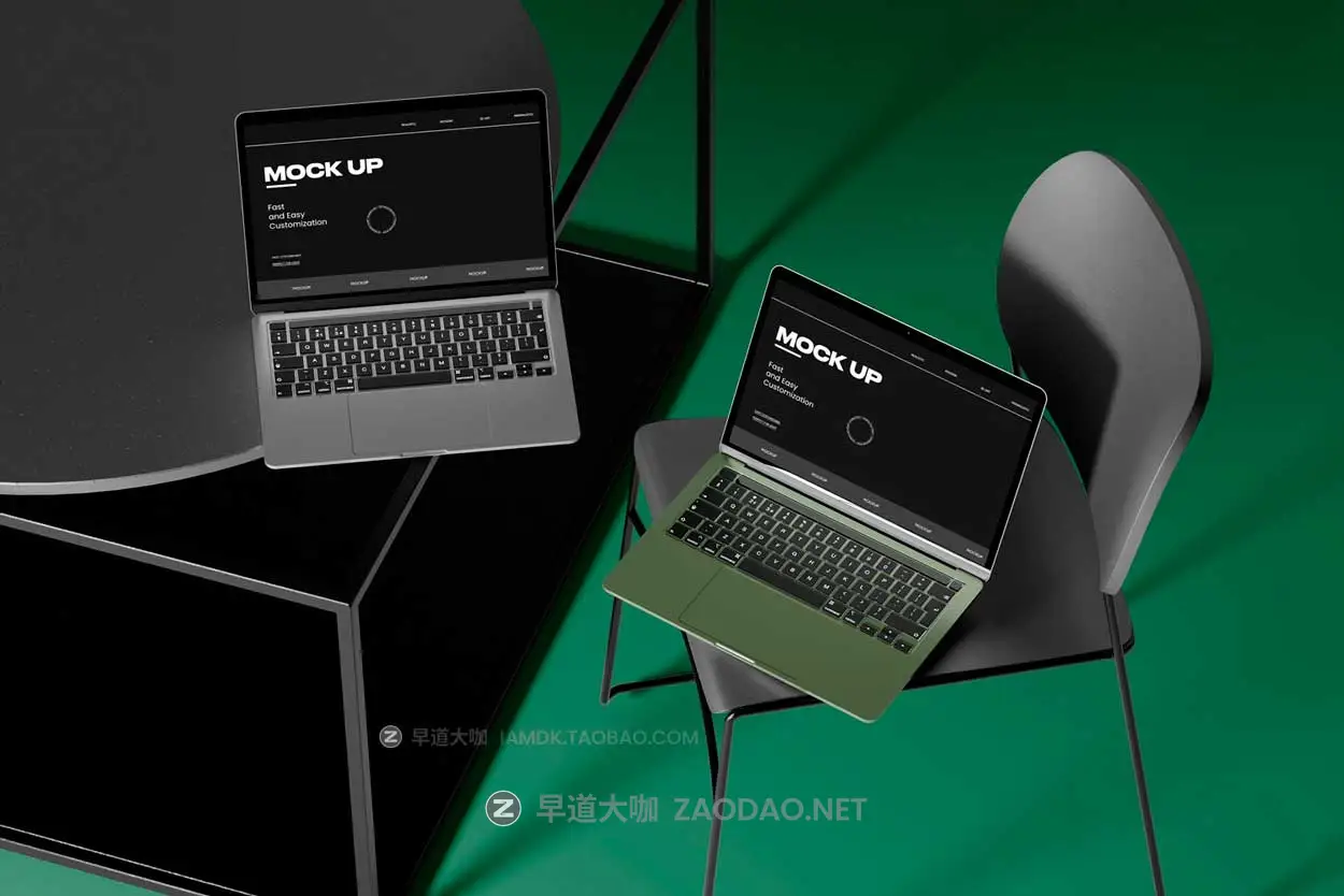 9款工业风网页作品集展示苹果MacBook笔记本iPad平板iMac一体机Ps贴图样机模板 East Graphics – Minimalistic Laptop Mockup Vol 1插图6 9款工业风网页作品集展示苹果MacBook笔记本iPad平板iMac一体机Ps贴图样机模板 East Graphics – Minimalistic Laptop Mockup Vol 1插图6