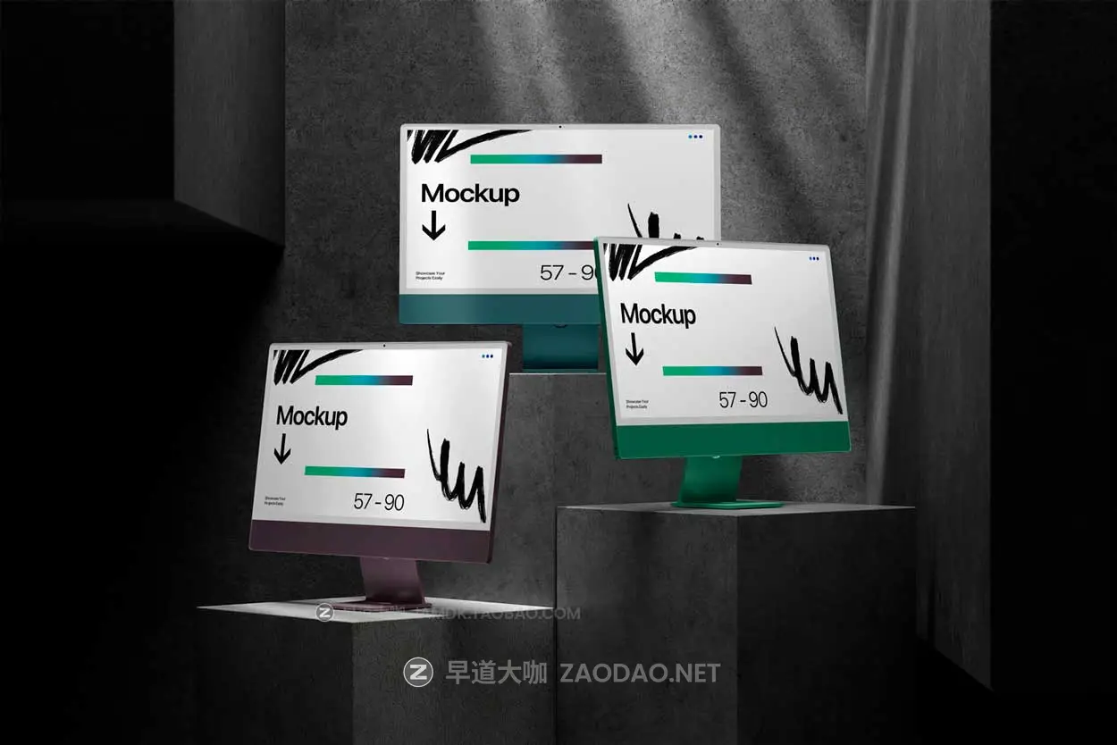 9款工业风网页作品集展示苹果MacBook笔记本iPad平板iMac一体机Ps贴图样机模板 East Graphics – Minimalistic Laptop Mockup Vol 1插图7 9款工业风网页作品集展示苹果MacBook笔记本iPad平板iMac一体机Ps贴图样机模板 East Graphics – Minimalistic Laptop Mockup Vol 1插图7