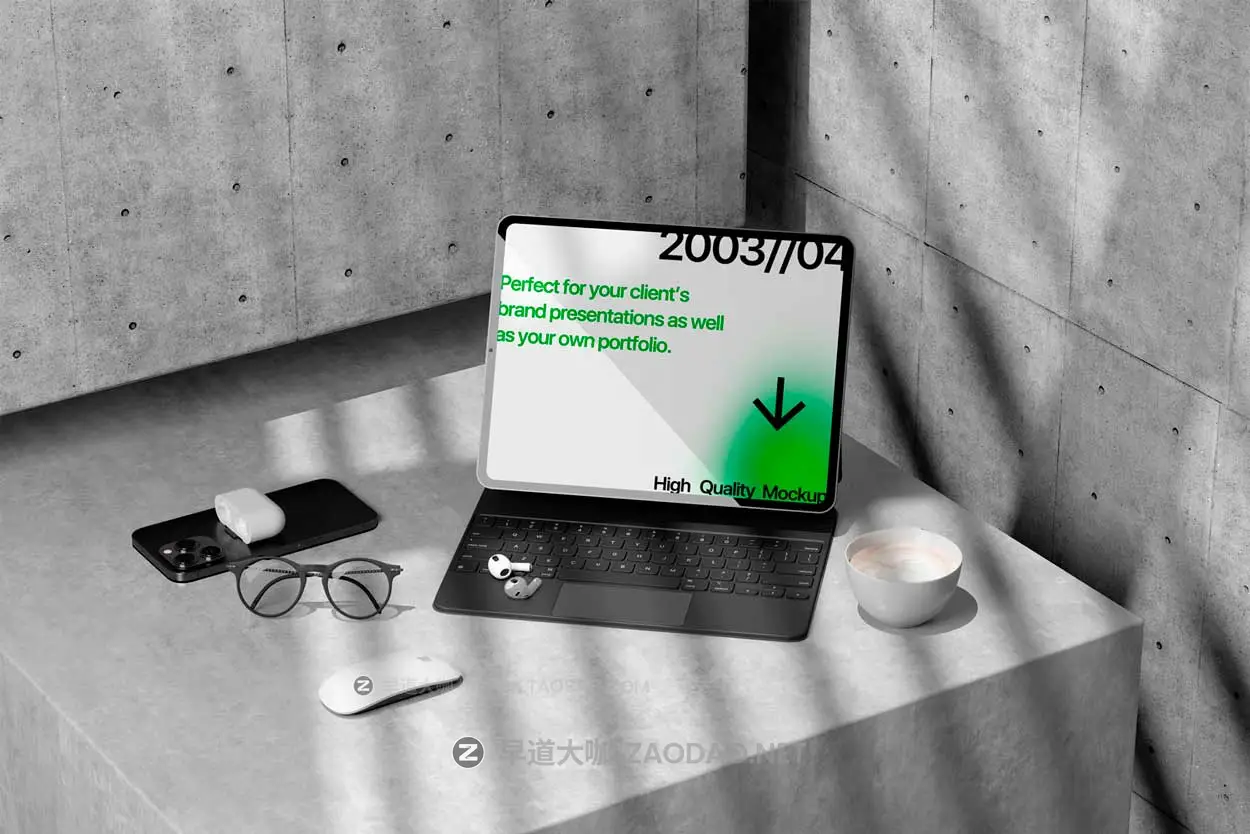 9款工业风网页作品集展示苹果MacBook笔记本iPad平板iMac一体机Ps贴图样机模板 East Graphics – Minimalistic Laptop Mockup Vol 1插图5 9款工业风网页作品集展示苹果MacBook笔记本iPad平板iMac一体机Ps贴图样机模板 East Graphics – Minimalistic Laptop Mockup Vol 1插图5