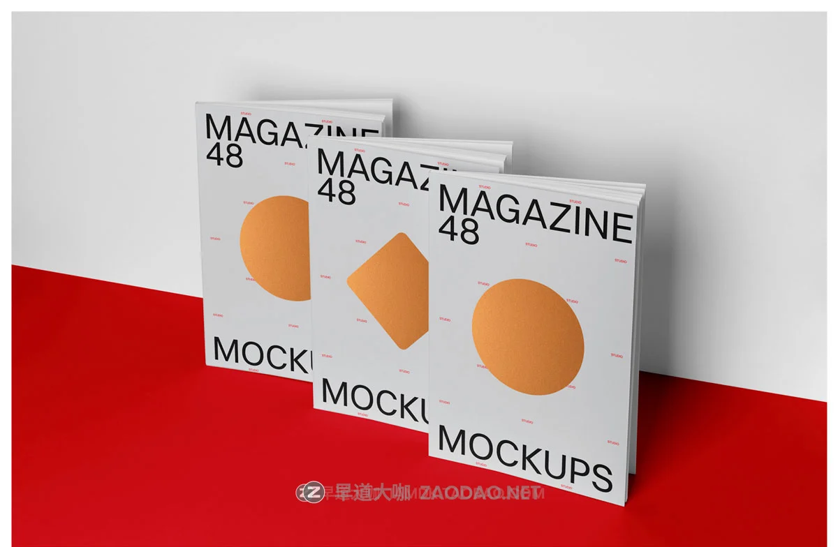 48款高级精装书籍画册杂志封面内页设计展示效果图PS贴图样机模板素材 Studio Magazine Mockups插图10 48款高级精装书籍画册杂志封面内页设计展示效果图PS贴图样机模板素材 Studio Magazine Mockups插图10