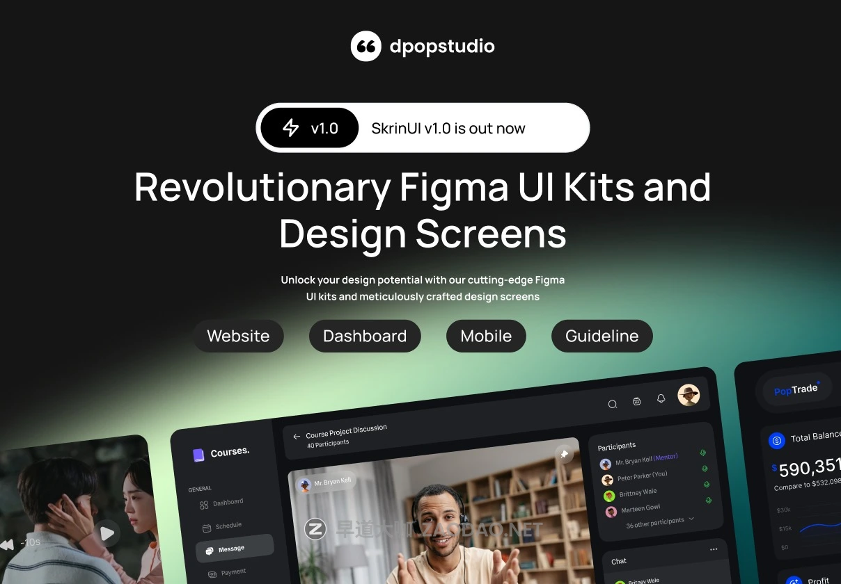 1000+屏响应式网站&仪表盘WEB UI界面设计Figma模板套件素材 SkrinUI – 1000+ Screen UI All Purpose插图 1000+屏响应式网站&仪表盘WEB UI界面设计Figma模板套件素材 SkrinUI – 1000+ Screen UI All Purpose插图