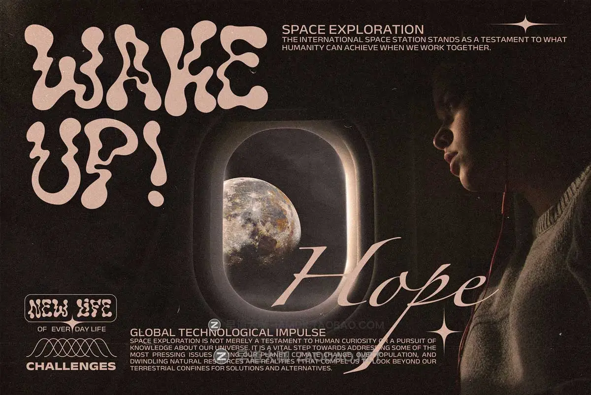 迷幻波浪液体流体扭曲Y2K酸性抽象艺术海报T恤服装标题LOGO设计PSAI英文字体安装包 The Nebula Flow Font – Chrome Typeface插图5 迷幻波浪液体流体扭曲Y2K酸性抽象艺术海报T恤服装标题LOGO设计PSAI英文字体安装包 The Nebula Flow Font – Chrome Typeface插图5