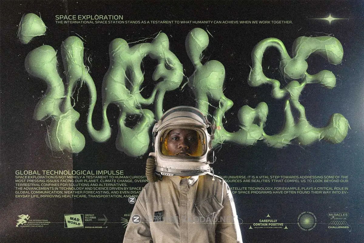 迷幻波浪液体流体扭曲Y2K酸性抽象艺术海报T恤服装标题LOGO设计PSAI英文字体安装包 The Nebula Flow Font – Chrome Typeface插图2 迷幻波浪液体流体扭曲Y2K酸性抽象艺术海报T恤服装标题LOGO设计PSAI英文字体安装包 The Nebula Flow Font – Chrome Typeface插图2