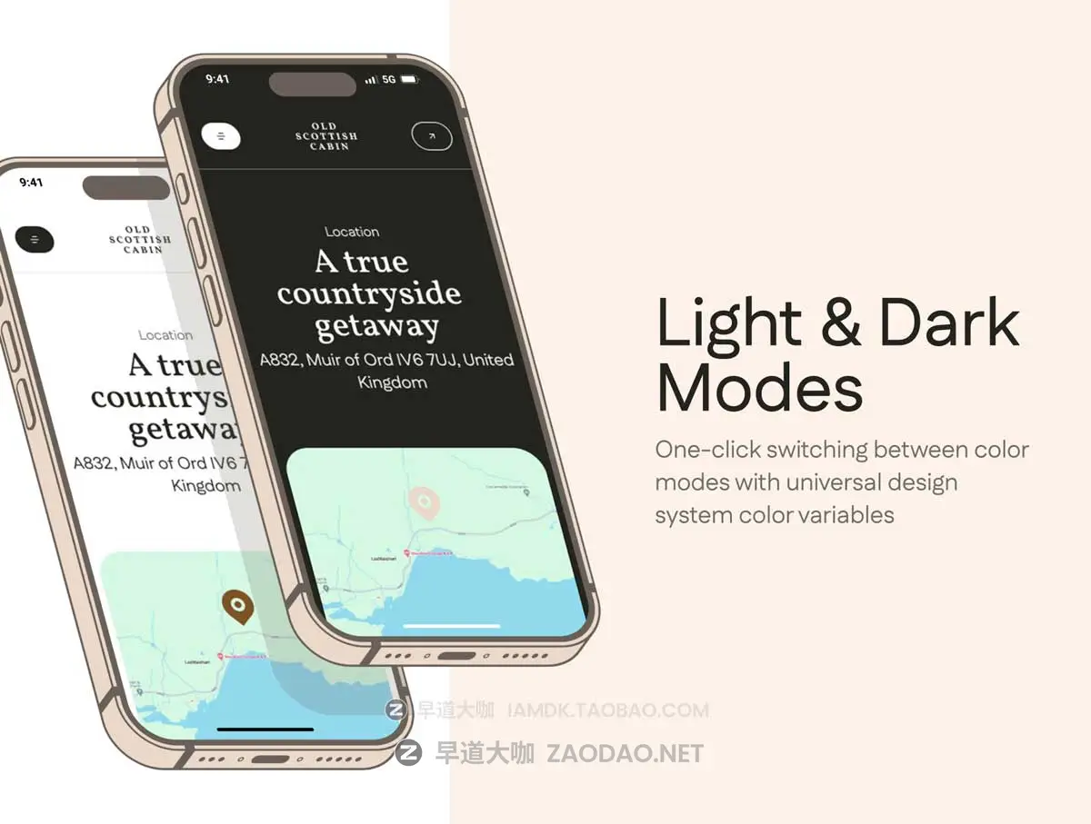 40+屏响应式酒店民宿旅馆在线预定网站WEB UI界面设计Figma模板套件 ScottishCabin – Hotel Website UI Kit插图4 40+屏响应式酒店民宿旅馆在线预定网站WEB UI界面设计Figma模板套件 ScottishCabin – Hotel Website UI Kit插图4