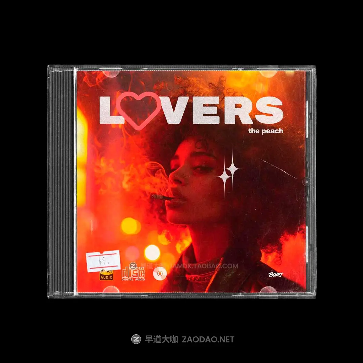 潮流摇滚风格CD光盘包装盒海报设计塑料袋纹理贴纸PS素材包 CD MAKER – CD Case Mockups插图3 潮流摇滚风格CD光盘包装盒海报设计塑料袋纹理贴纸PS素材包 CD MAKER – CD Case Mockups插图3