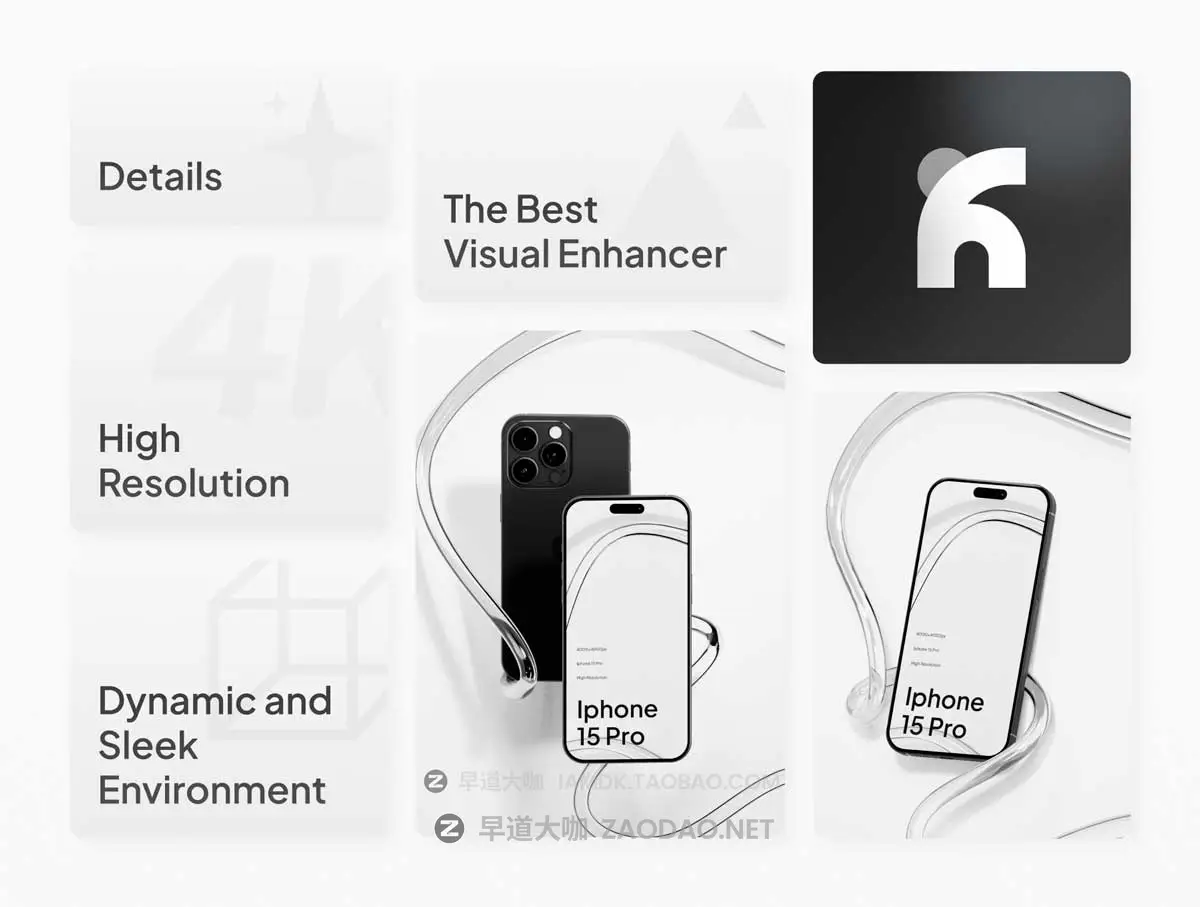 高级极简APP UI界面设计作品集展示苹果iPhone 15 Pro手机样机模板PSD素材 Beninc – iPhone 15 Pro Minimalist Mockup插图2 高级极简APP UI界面设计作品集展示苹果iPhone 15 Pro手机样机模板PSD素材 Beninc – iPhone 15 Pro Minimalist Mockup插图2